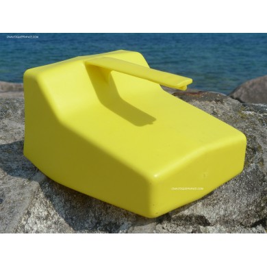 ECOPE BATEAU PLASTIQUE JAUNE - 2 LITRES