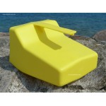 ECOPE BATEAU PLASTIQUE JAUNE - 2 LITRES