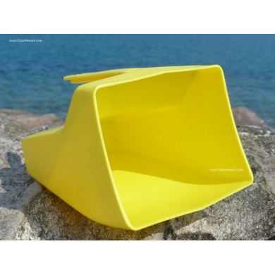 ECOPE BATEAU PLASTIQUE JAUNE - 2 LITRES