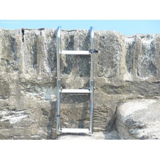 3 MARCHES - ECHELLE DE BAIN INOX PLIANTE PROFONDE