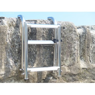 3 MARCHES - ECHELLE DE BAIN INOX PLIANTE PROFONDE