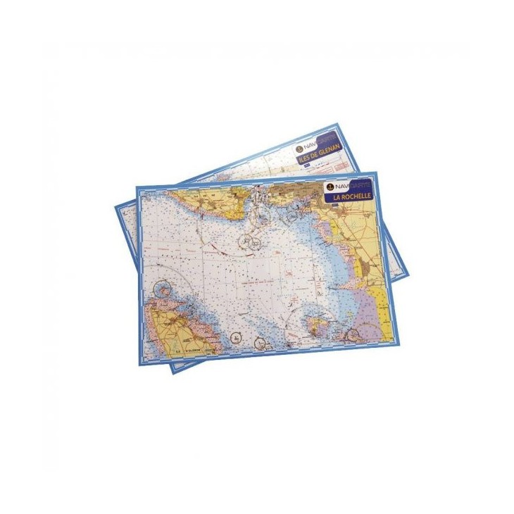 ST TROPEZ - CARTE MARINE PLASTIFIEE ST TROPEZ