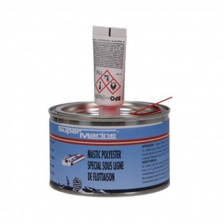 500 GR - MASTIC POLYESTER SOUS LIGNE DE FLOTTAISON - SUPER MARINE