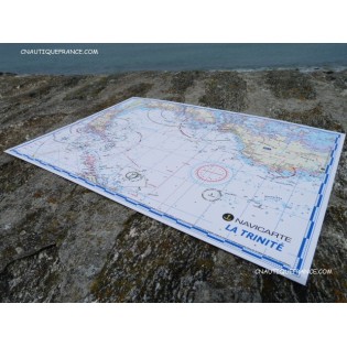 LA TRINITE - CARTE MARINE PLASTIFIEE LA TRINITE