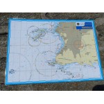 MARSEILLE - CARTE MARINE PLASTIFIEE MARSEILLE