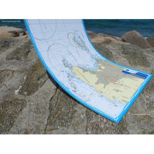 MARSEILLE - CARTE MARINE PLASTIFIEE MARSEILLE