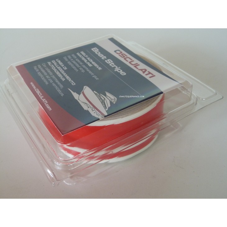 34 MM - LINEA DI GALLEGGIAMENTO AUTOAESIVA  2 FILS ROUGE