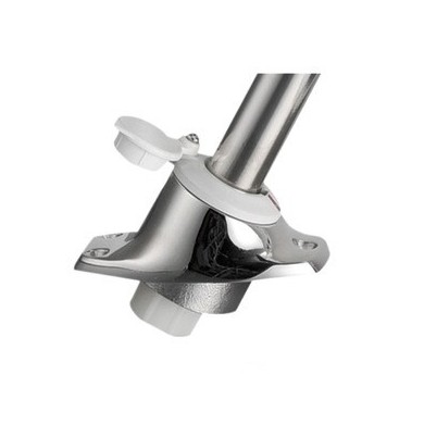 FEU BLANC 360° A LED  HAMPE INOX INCLINEE