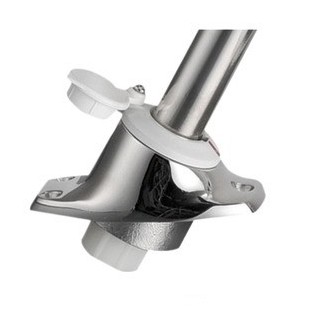 FEU BLANC 360° A LED  HAMPE INOX INCLINEE