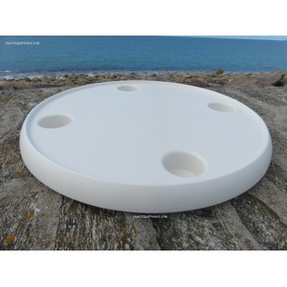 PLATEAU DE TABLE COMPOSITE RONDE 61 CM