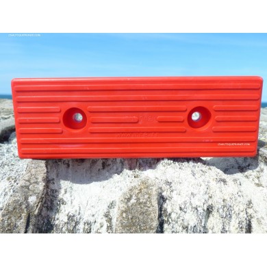 300 X 100 X 20 MM PATIN ALESAGE ø 11MM - ROUGE