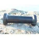 L 200x ø75-50 MM -  DIABOLO - ALESAGE ø 22 MM - noir