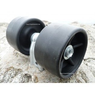 GALET SUR BALANCIER ø 120 mm ROUGE