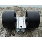 GALET SUR BALANCIER ø 120 mm ROUGE