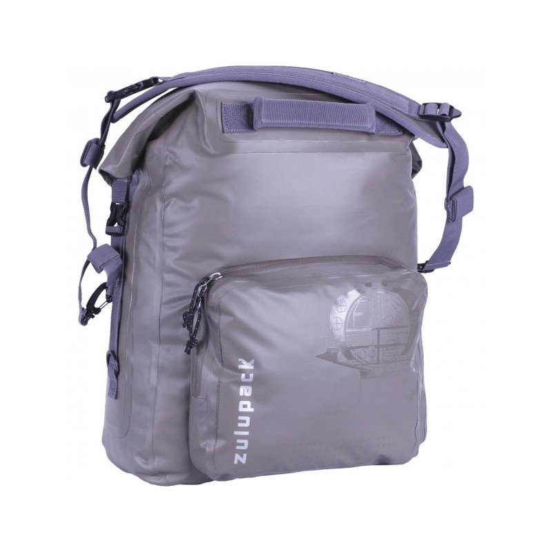 22 L - Sac étanche Messenger gris