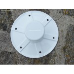 EMBASE POUR PIED DE TABLE - POUR SOL - LAQUE BLANC