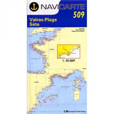 VALRAS-PLAGE SETE - CARTE MARINE 509