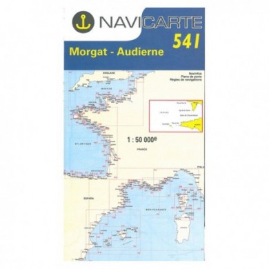 MORGAT - AUDIERNE - CARTE MARINE 541