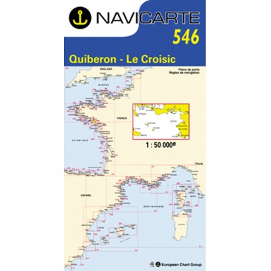 QUIBERON - LE CROISIC - CARTE MARINE 546