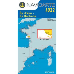 Ile d'Yeu - La Rochelle - CARTE MARINE 1022