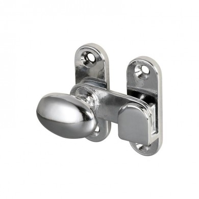 52 x 33 mm - Bloc porte en laiton chromé