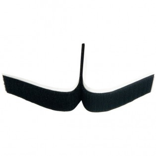30 cm / 25 mm - Bande velcro noire