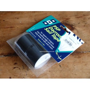 Noir - Ruban adhésif Dracon insigna pour réparations de voile