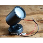 Spot LED articulé en ABS noir