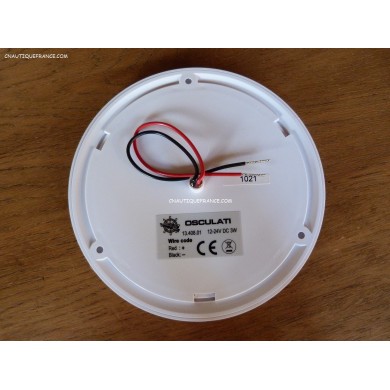 3 W 12/24 V - ECLAIRAGE LED UTRAPLATE BAGUE BLANCHE