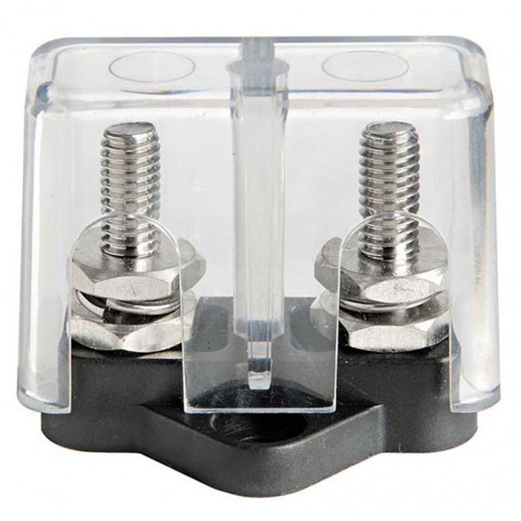 CAPUCHON POLYCARBONATE POUR BORNIER DOUBLE 6 MM