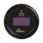 ø 52mm voltmètre digital Blackline  8 - 32V - noir