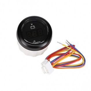 ø 52mm voltmètre digital Blackline  8 - 32V - noir