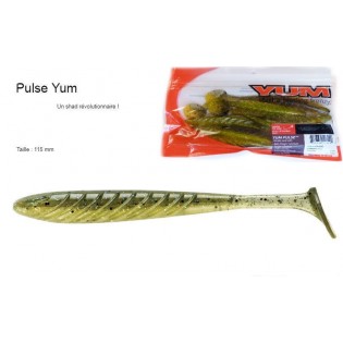 PULSE 4" 1/2 - Leurre pêche souple 11,5 cm YUM - SUMMER GILL - Pochette de 8