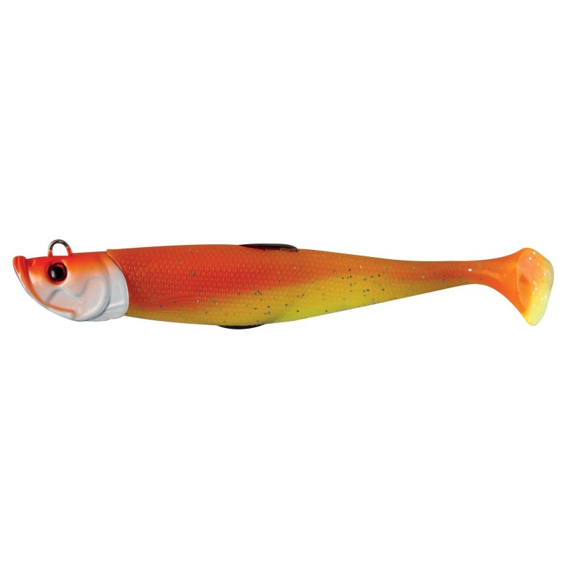 15 cm - Blue shad - Atomic chicken - leurre souple monté