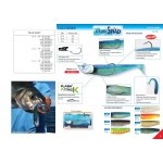 15 cm - Blue shad - Atomic chicken - leurre souple monté