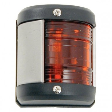 RED PORT NAVIGATION LIGHT 12V - 10W - 76 MM