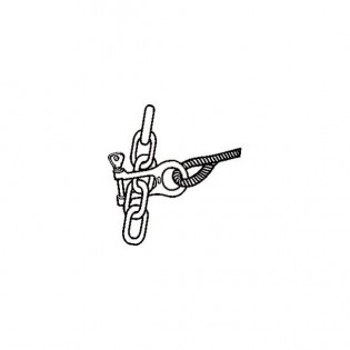 10 - 12 mm - Manille de chaîne à oeil en inox