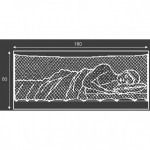 FILET DE COUCHETTE ANTI-ROULIS 60 X 180 CM