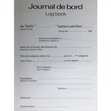 JOURNAL DE BORD BILINGUE PLASTIMO