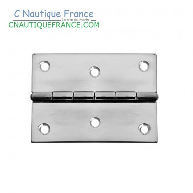 75 X 75 mm - Charnière inox 1,3 mm
