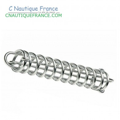 Ressort amortisseur d’amarrage - inox - 275 x 54 mm