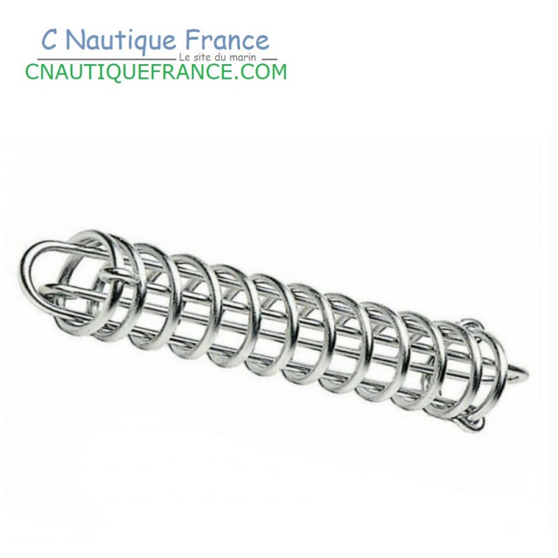 Ressort amortisseur d’amarrage - inox - 390 x 90 mm