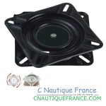 PLATINE PIVOTANTE POUR SIEGE BATEAU - ACIER