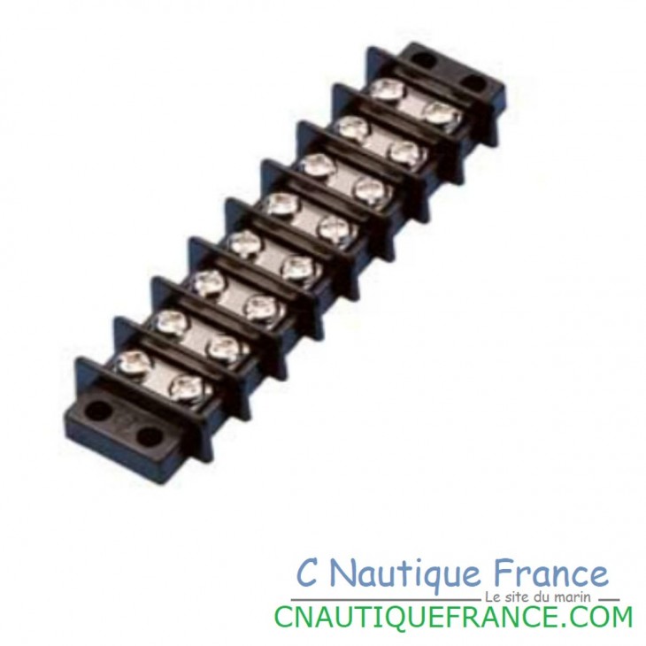 BAKELITE TERMINAL BLOCK 10 TERMINALS 20A