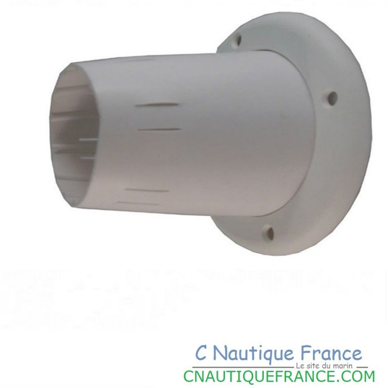 WHITE OPEN PVC CABLE GLAND Ø 105 MM