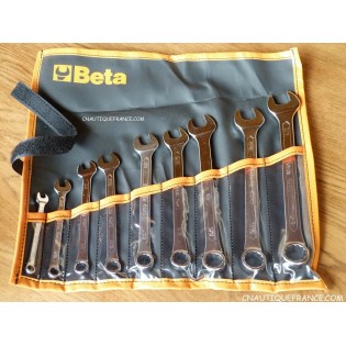 9 Flat Wrenches in Inches in a Case