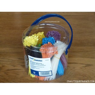 ATTACHE RAPIDE 10 COULEURS LOT DE 1000