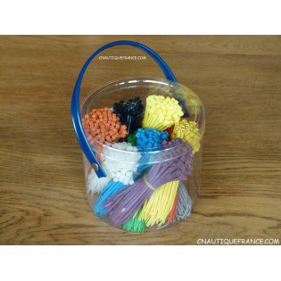 ATTACHE RAPIDE 10 COULEURS LOT DE 1000