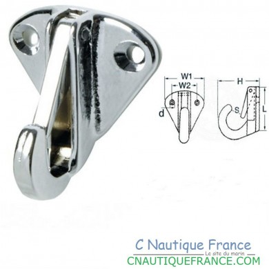 38 MM Plate ASI 316 with snapshackle base