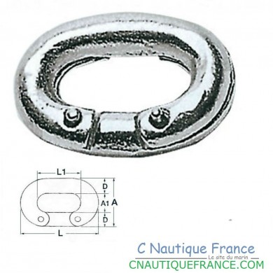 maillon a riveter 12 mm